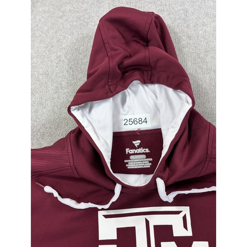 Texas A&M Aggies Fanatics Screened Logo Campus Hoodie Sweatshirt (Men's 2XL) - Picture 4 of 12